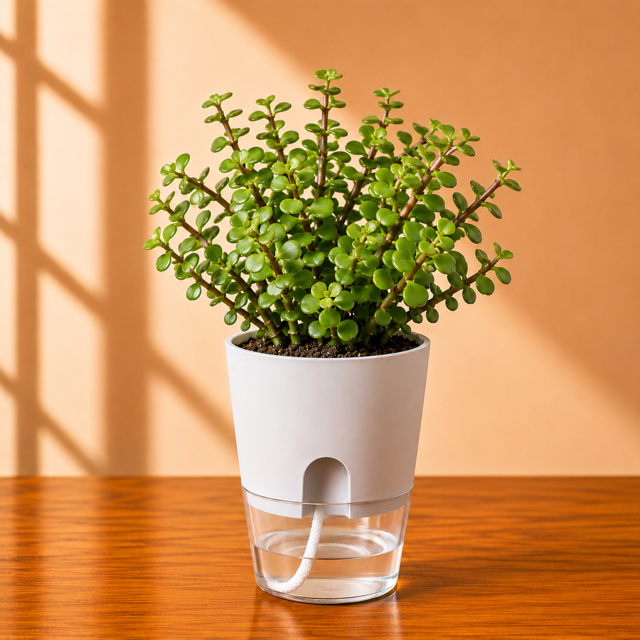 Self-watering Jade Plant