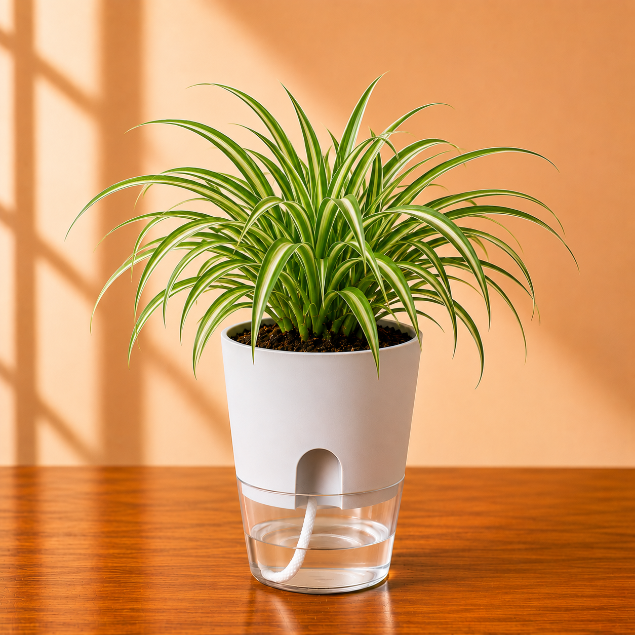 Self-watering Spider Plant